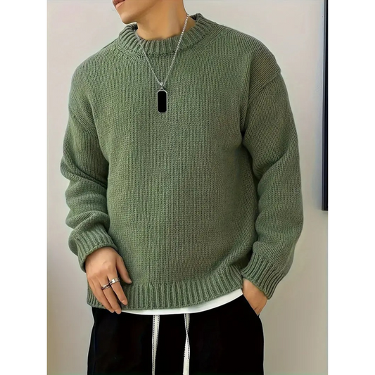 Pull Ras-du-Cou en Maille pour Homme